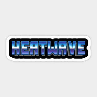 HEATWAVE 2023 LOGO #1 Sticker